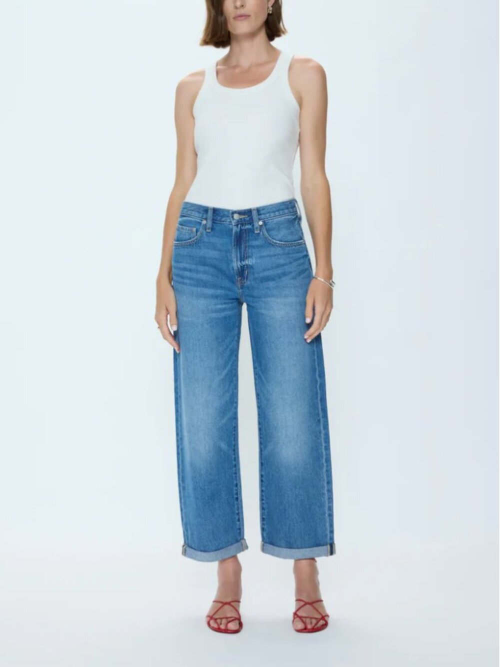 Donny Rolled Hem Boyfriend Jean